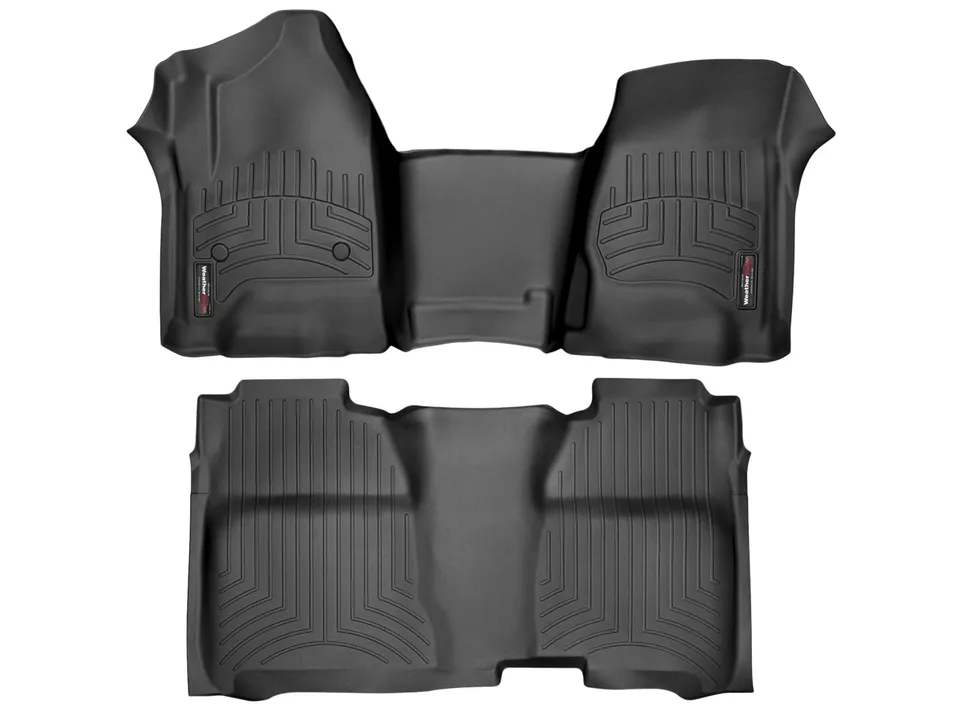 weathertech-custom-fit-floorliners-for-chevy-silverado-gmc-sierra-hd-1500-1st-2n image 1