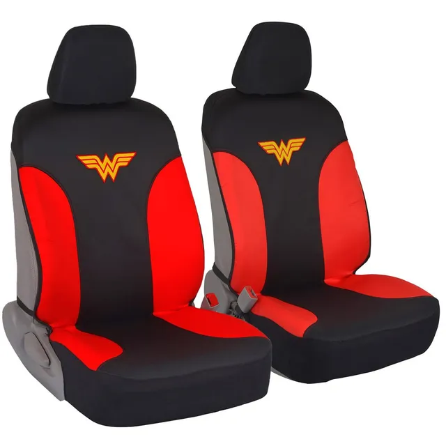 bdk-wonder-woman-licensed-dc-comics-front-seat-covers-waterproof-side-airbag-com image 1