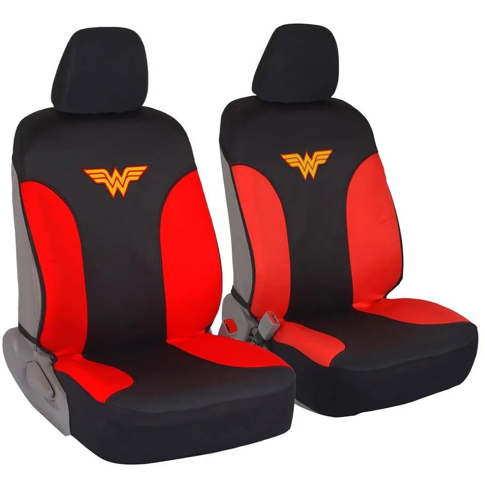 bdk-wonder-woman-licensed-dc-comics-front-seat-covers-waterproof-side-airbag-com image 1