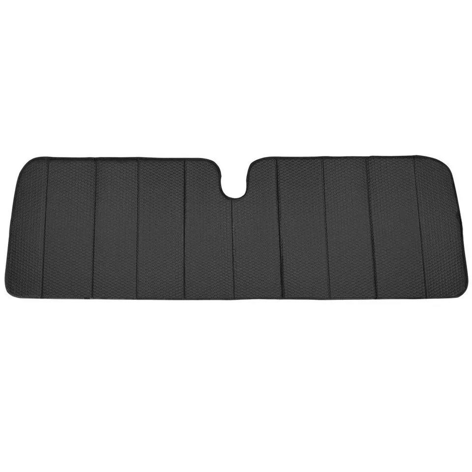 bdk-custom-fit-windshield-sun-shade-for-jeep-wrangler-gladiator-53-x-16-5 image 1