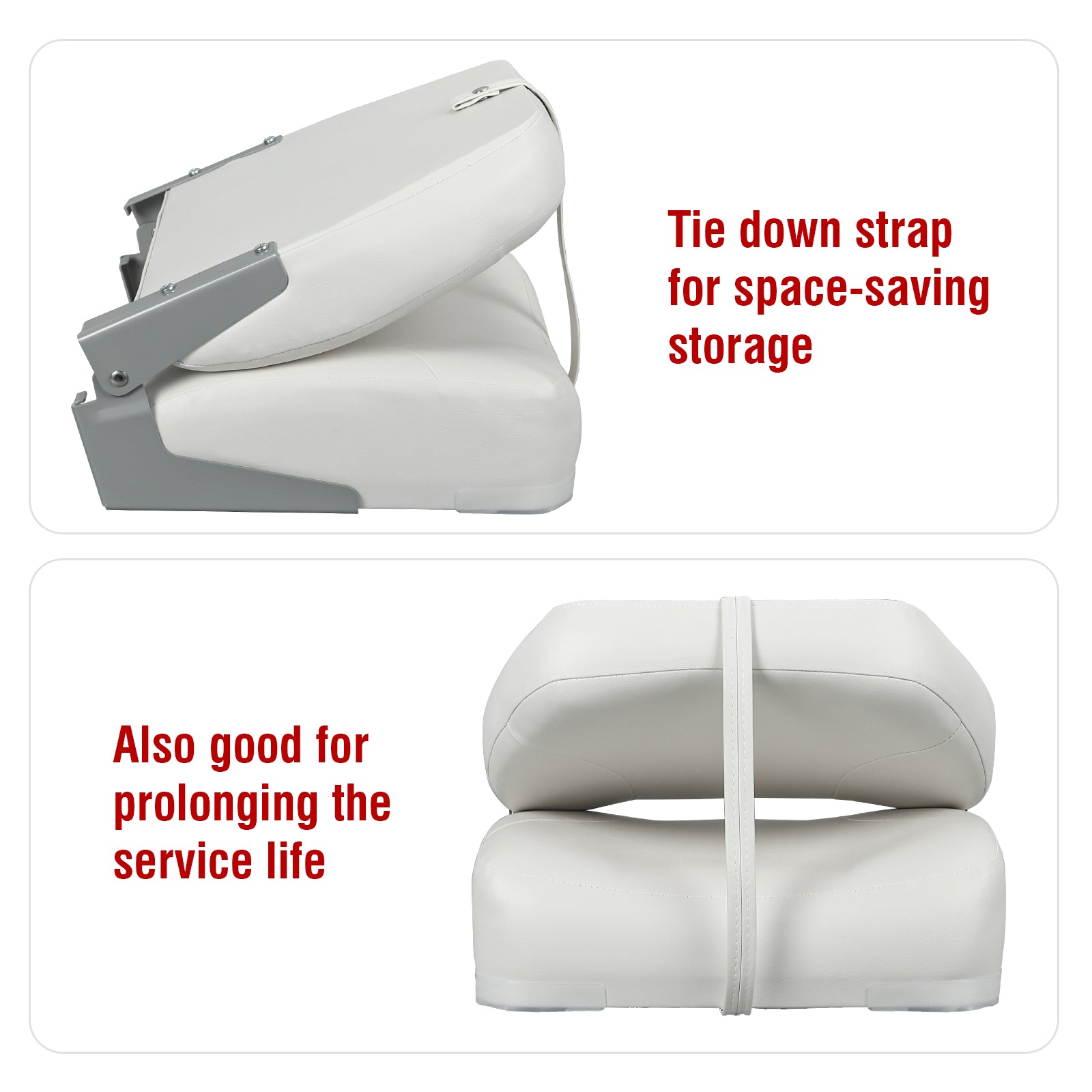 leader-accessories-low-back-folding-boat-seat-2-seats image 5