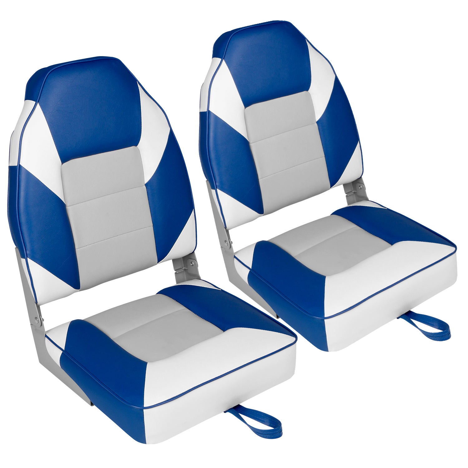 leader-accessories-high-back-fold-down-fishing-boat-seats-2-seats-marine-vinyl-u image 1