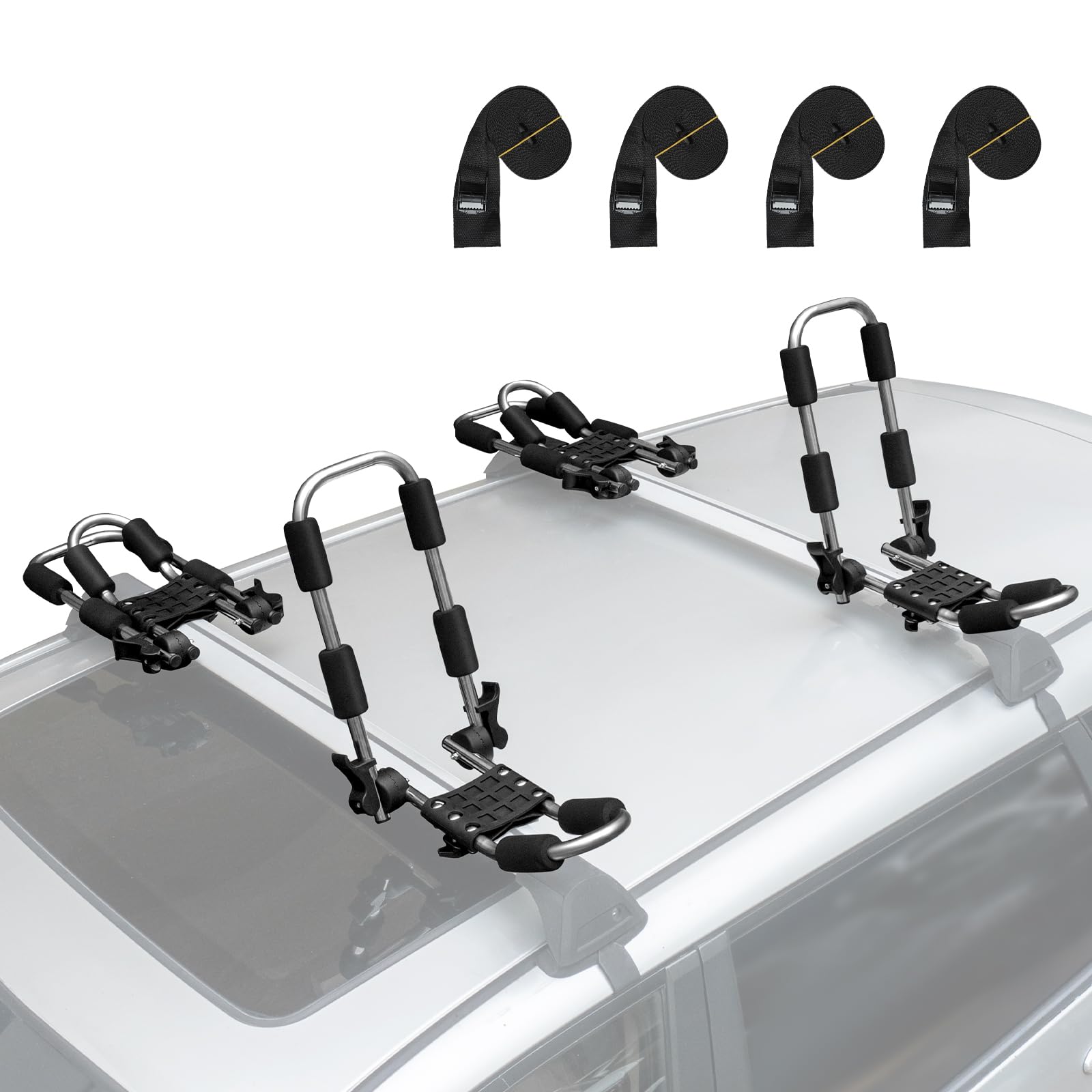 leader-accessories-evershine-folding-kayak-rack-j-bar-4-piece-set-2-pairs-for-sq image 8
