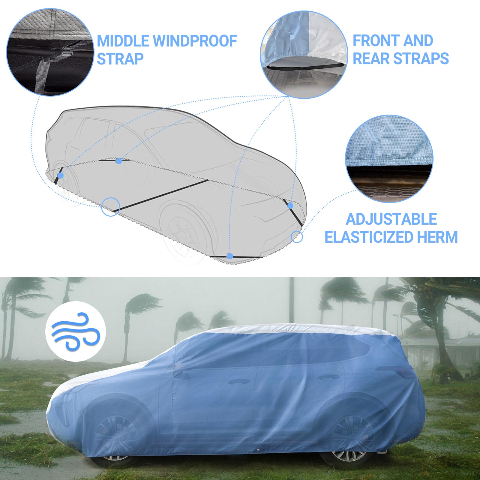 leader-accessories-hyvek-all-weather-waterproof-suv-cover-uv-protection-breathab image 3