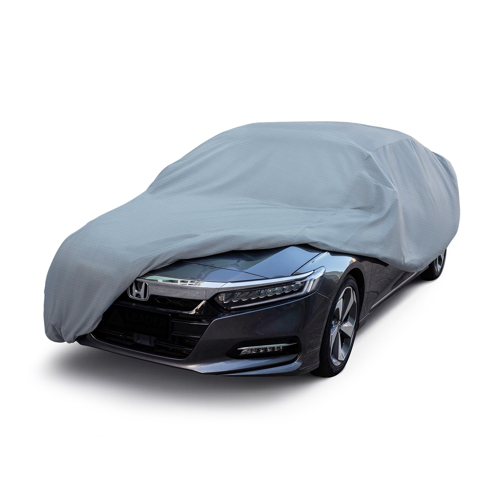 leader-accessories-basic-car-cover-breathable-dirt-dust-resistant-for-full-size- image 2