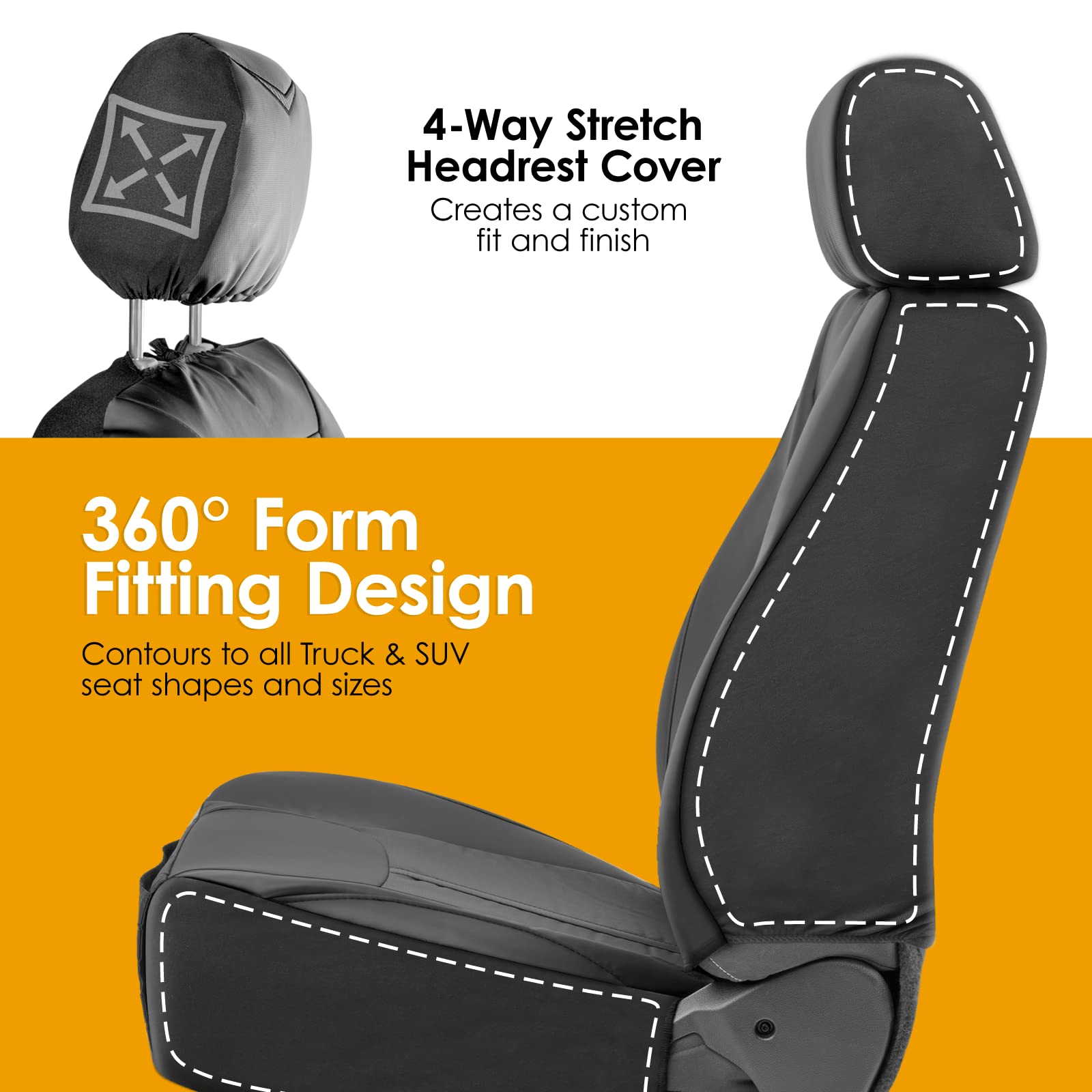 leader-accessories-colton-heavy-duty-truck-seat-covers-for-front-seats-fits-full image 2