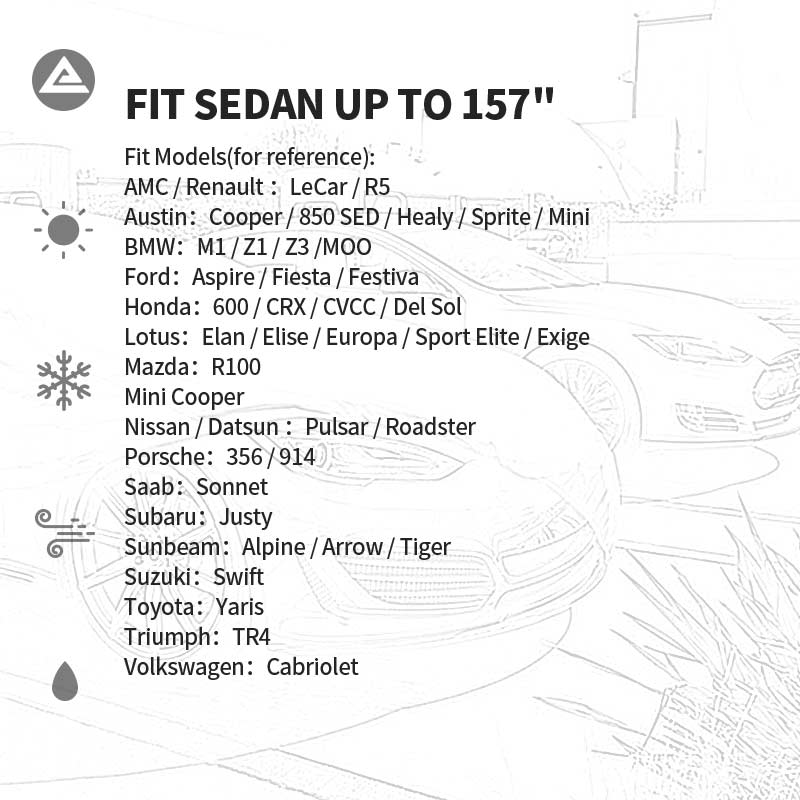 leader-accessories-basic-guard-universal-fit-sedan-car-cover-3-layer-non-woven-f image 6