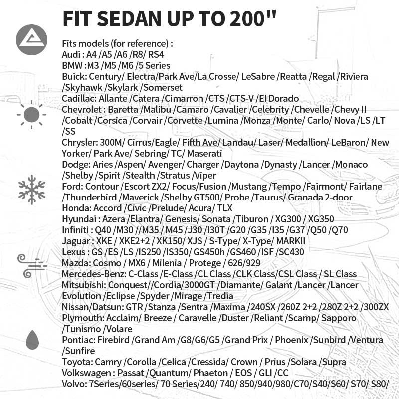 leader-accessories-basic-guard-universal-fit-sedan-car-cover-3-layer-non-woven-f image 8