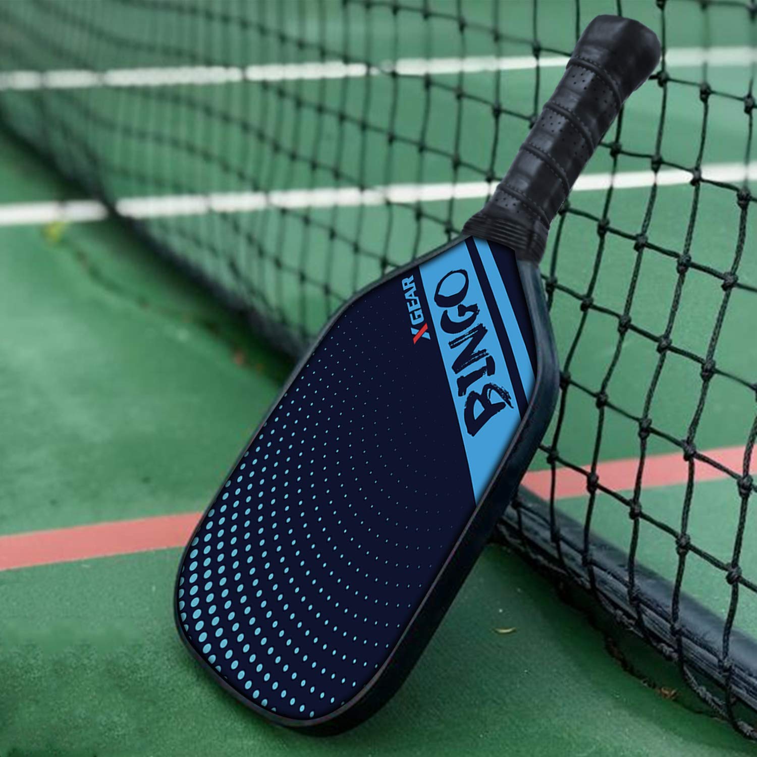 leader-accessories-lightweight-graphite-pickleball-paddle-set-bingo image 4