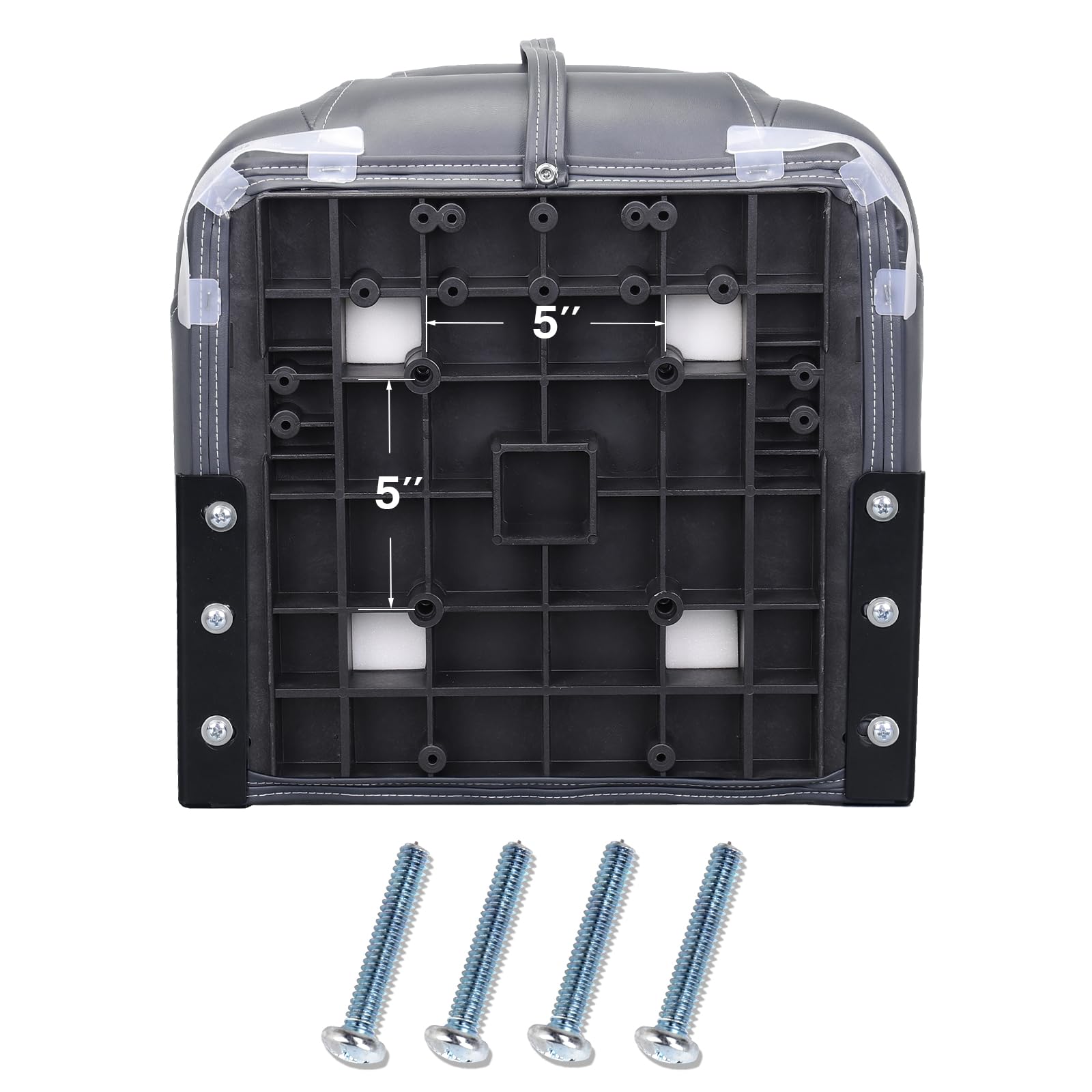 leader-accessories-50-high-back-bass-boat-bench-seat-marine-grade-vinyl-fold-dow image 5