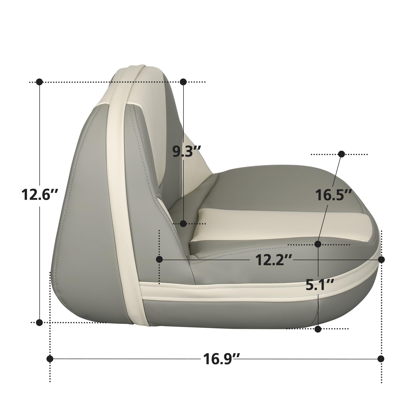 leader-accessories-pro-casting-boat-seat-lean-seat-2-seats image 3
