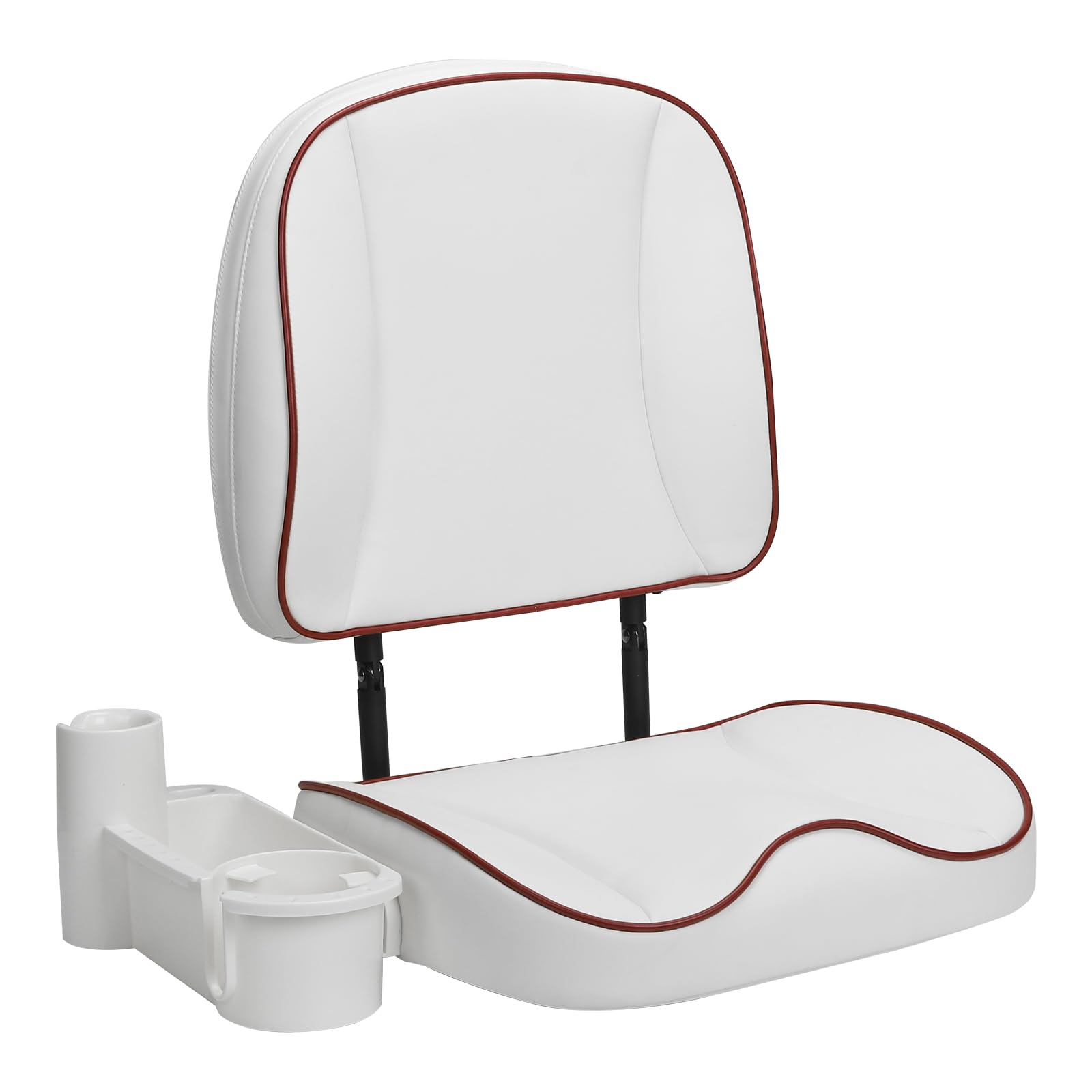 leader-accessories-low-back-folding-fishing-boat-seat-with-caddy-organizer image 7