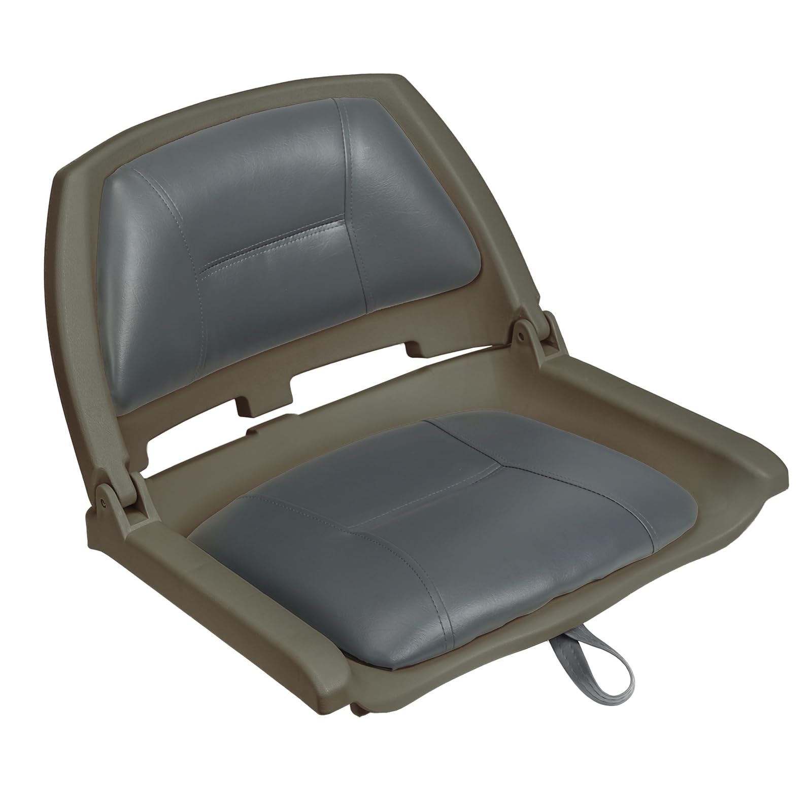 leader-accessories-folding-molded-padded-boat-seat-comfortable-fishing-seat-with image 1