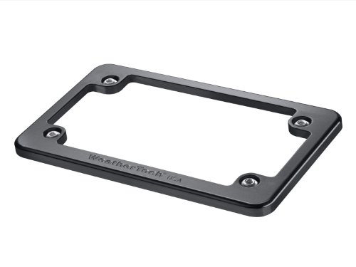 weathertech-billet-motorcycle-license-plate-frame-satin-black image 3
