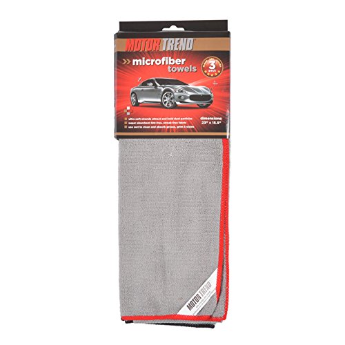 motor-trend-3-pack-microfiber-towels-ultra-soft-lint-free-for-car-cleaning-dryin image 6