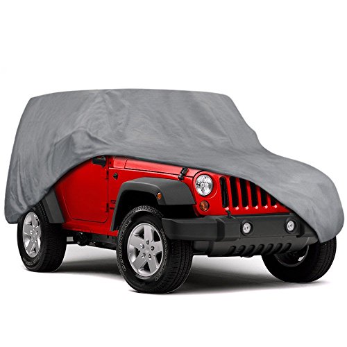 motor-trend-4-series-car-cover-for-jeep-wrangler-2-door-all-weather-water-resist image 4