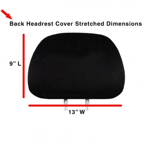 bdk-car-headrest-cover-in-animal-print-zebra-red-universal-fit image 3