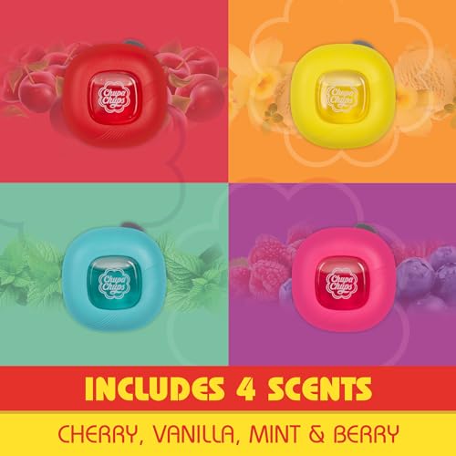 bdk-chupa-chups-car-air-freshener-vent-clips-4-pack-assorted-scents image 8