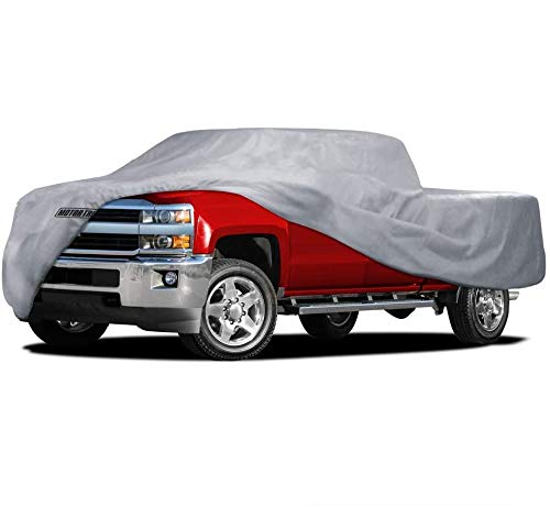 motor-trend-4-layer-4-season-waterproof-heavy-duty-full-car-cover-for-pickup-tru image 3