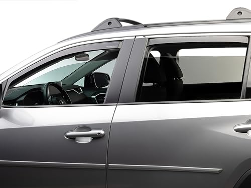 weathertech-19-24-toyota-rav4-front-rear-side-window-deflectors-dark-tint-in-cha image 6