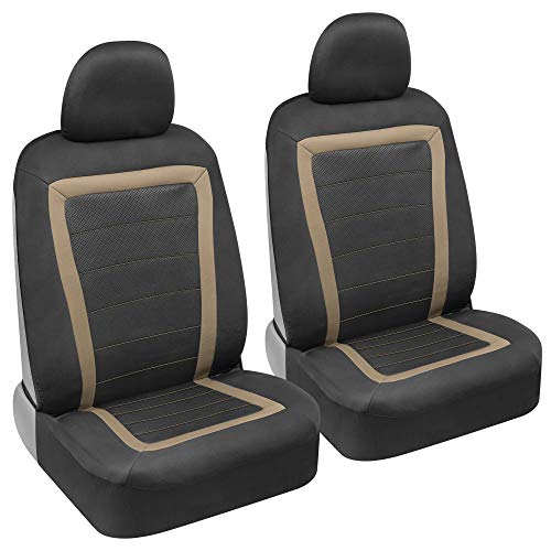 bdk-carxs-freshmesh-car-seat-covers-for-front-seats-beige-mesh-with-sideless-des image 8