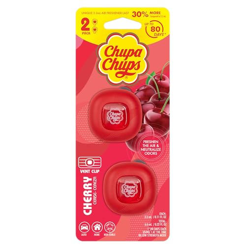 chupa-chups-car-air-freshener-candy-cherry-2-pack-by-bdk image 7