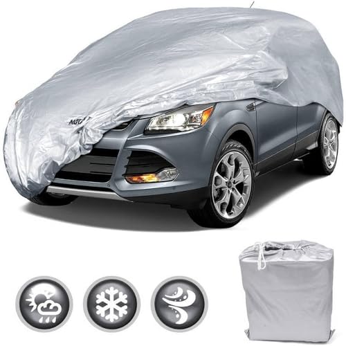 bdk-all-weather-guard-car-cover-for-compact-suvs-vans-and-crossovers-poly-2-wate image 7