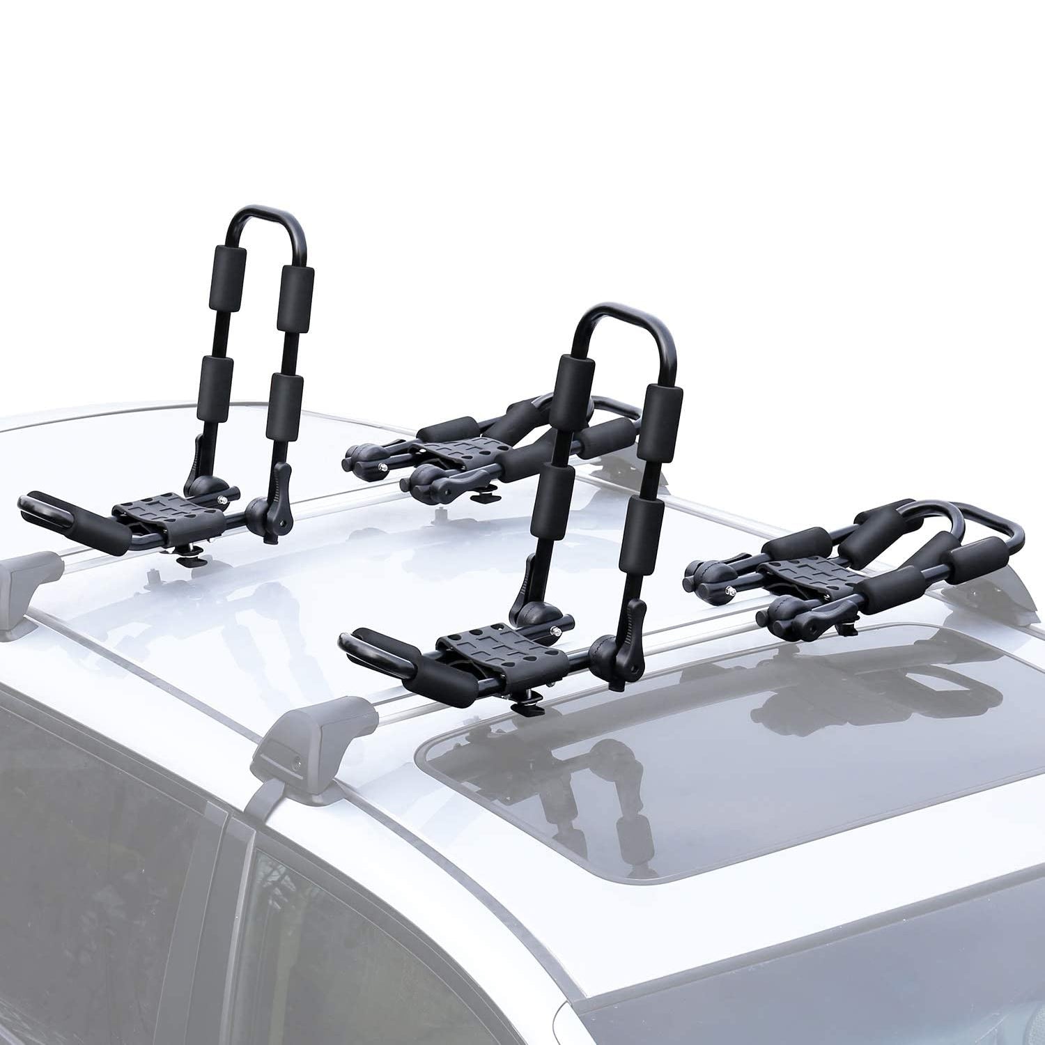 leader-accessories-evershine-folding-kayak-rack-j-bar-4-piece-set-2-pairs-for-sq image 6