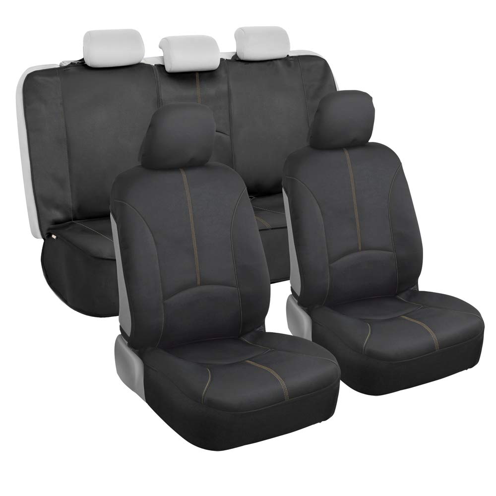 motor-trend-spillguard-waterproof-neoprene-seat-covers-front-and-rear-full-set-g image 8