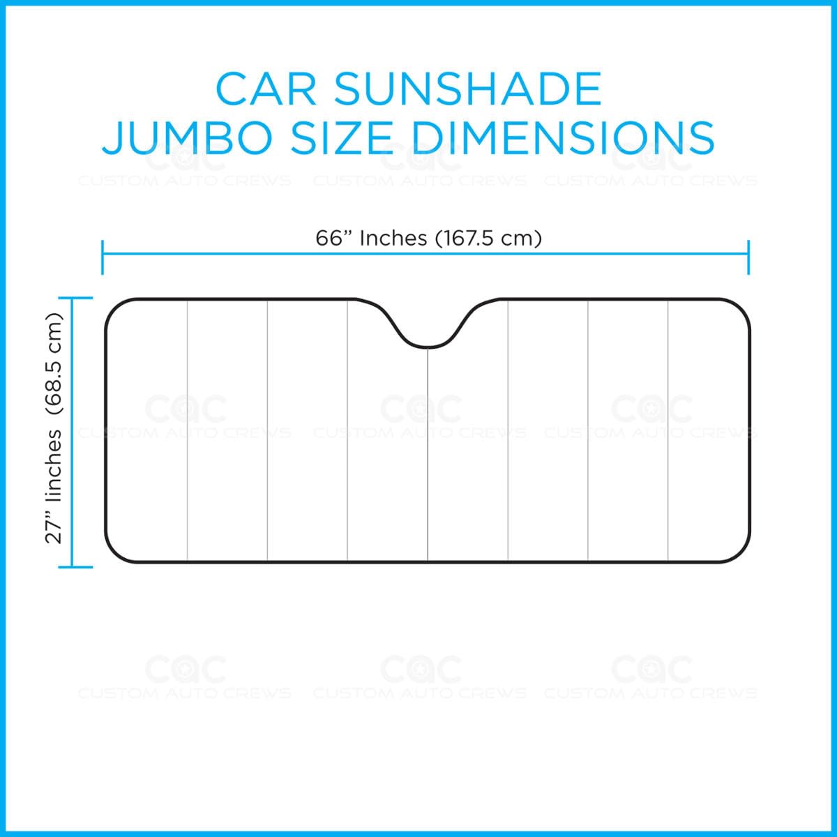 bdk-single-bubble-accordion-windshield-sun-shade-67x28 image 5
