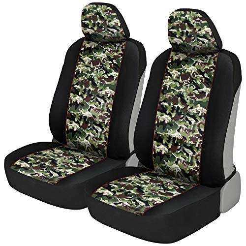 bdk-green-camo-front-seat-covers-2-pack-sideless-airbag-compatible-universal-fit image 8
