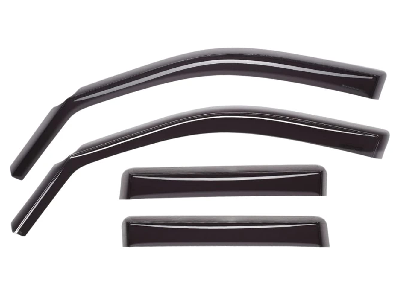 weathertech-side-window-deflectors-for-ford-f-150-f-250-f-350-f-450-crew-cab-fro image 1