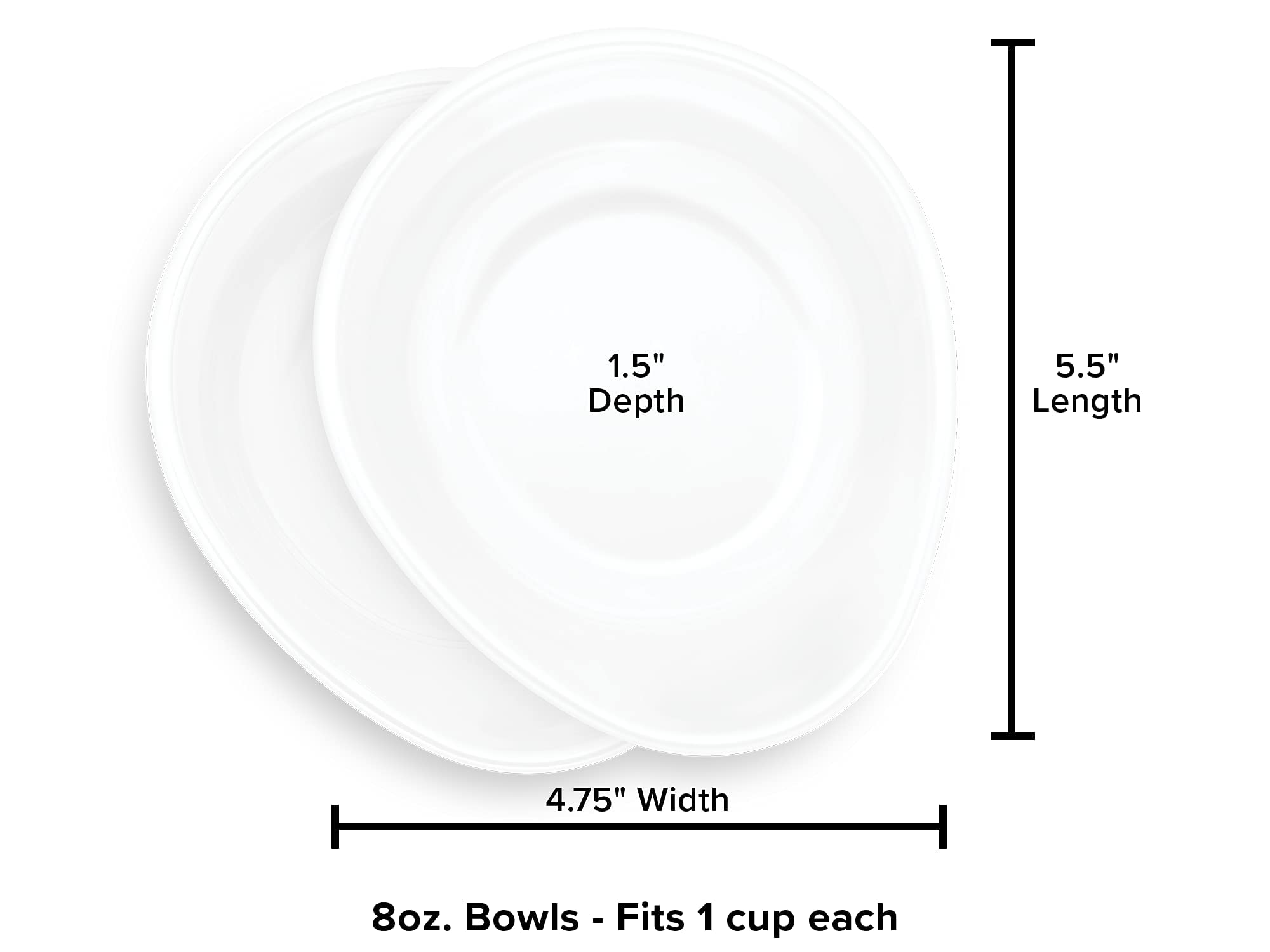 weathertech-extra-pair-of-bowls-8-oz-bpa-free-plastic-tr08bwlpr-replacement-pair image 2