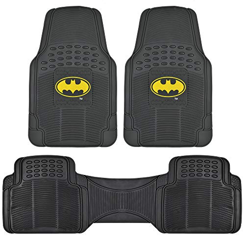 bdk-batman-heavy-duty-rubber-floor-mats-3-piece-set-all-weather-protection image 8