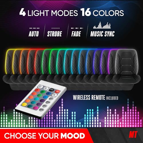 motor-trend-rgb-led-car-seat-protector-with-remote-2-pack-universal-fit-faux-lea image 8