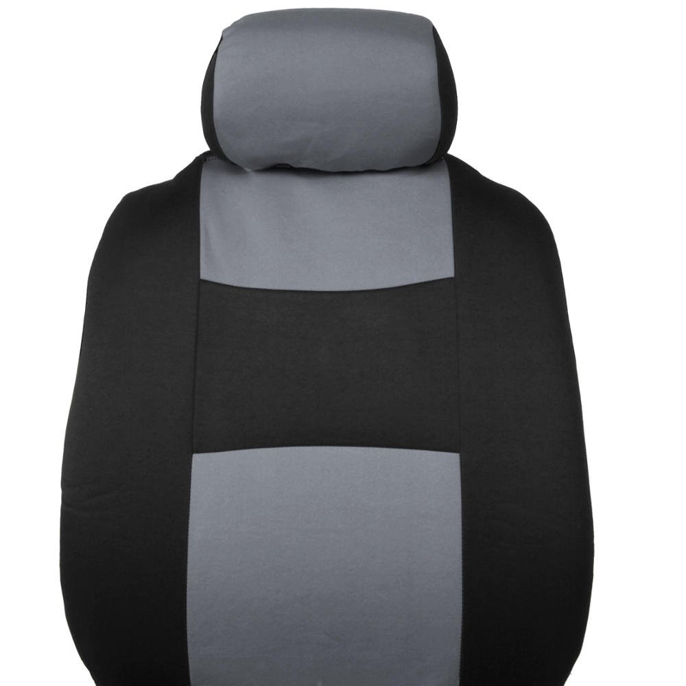 bdk-gray-deluxe-low-back-front-seat-covers-rear-bench-cover-for-honda-accord-ful image 4