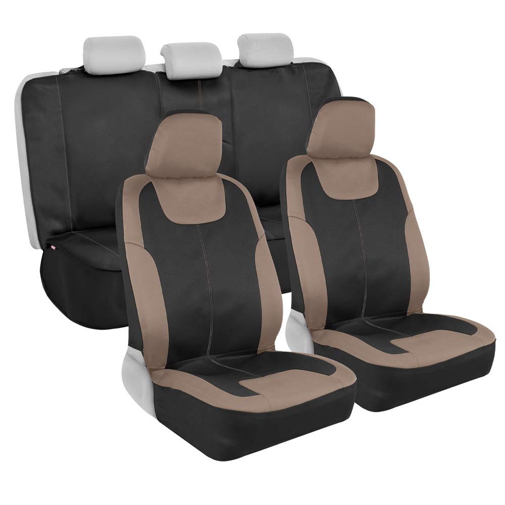 motor-trend-blue-black-waterproof-neoprene-front-seat-covers-set-of-2-with-remov image 8