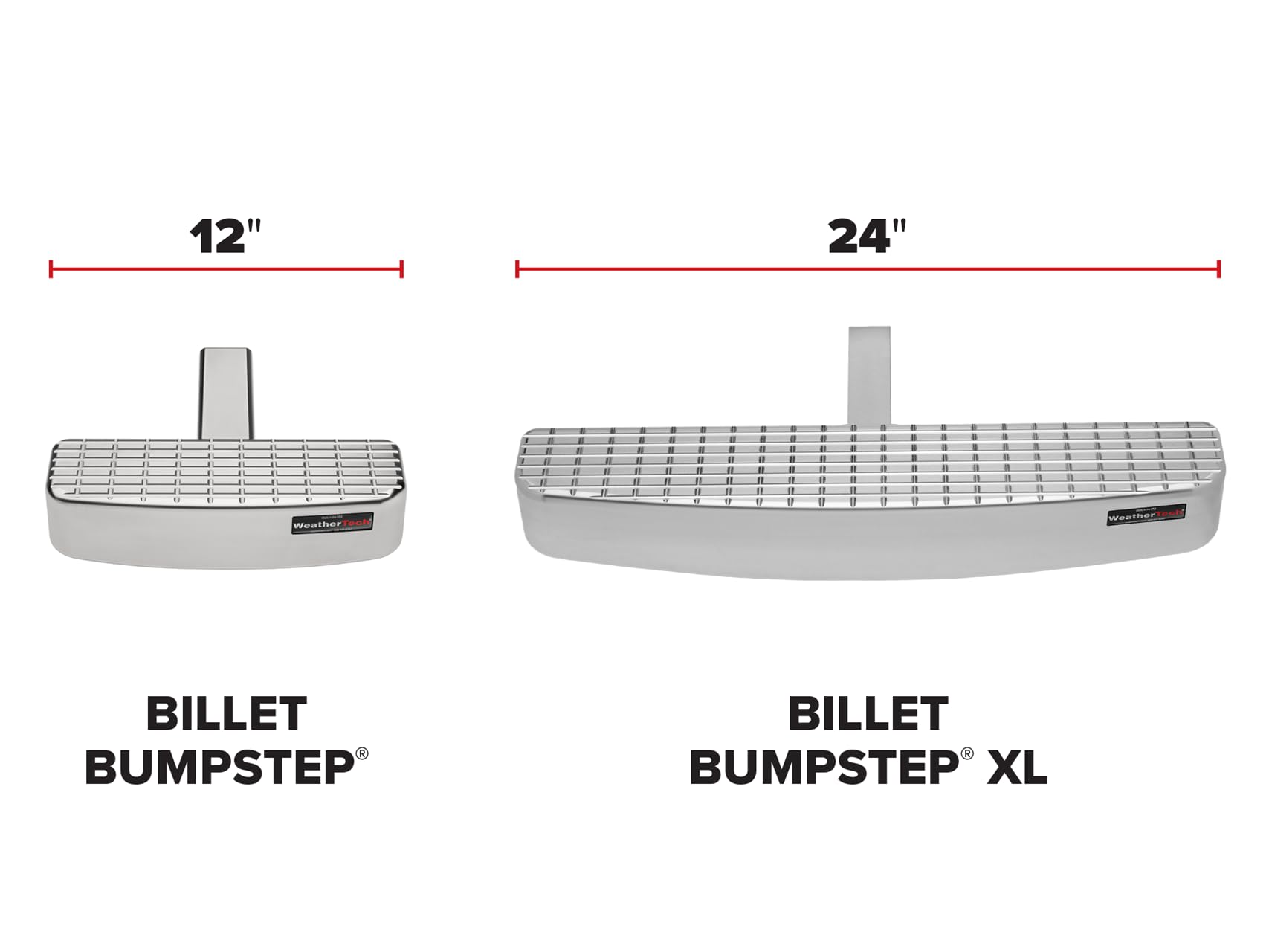 weathertech-billet-bumpstep-solid-billet-aluminum-step-for-2-receivers image 3