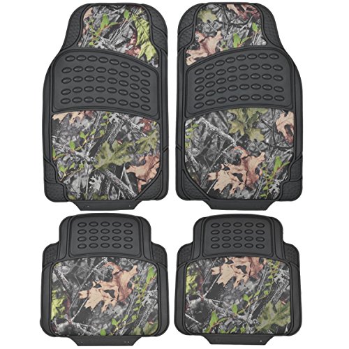 bdk-camouflage-4-piece-all-weather-waterproof-rubber-car-floor-mats-trimmable-he image 7