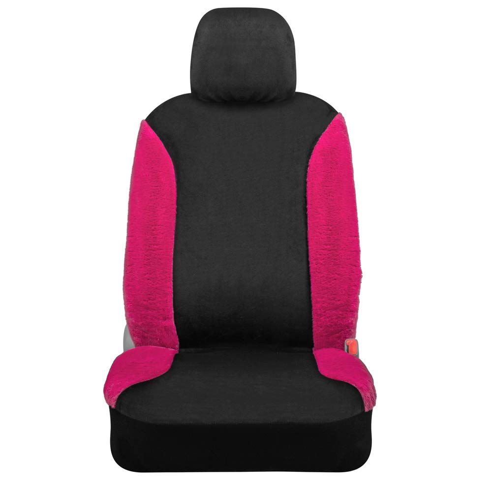 bdk-auto-sc-2414-hp-faux-wool-low-back-seat-covers-universal-sideless-front-seat image 3