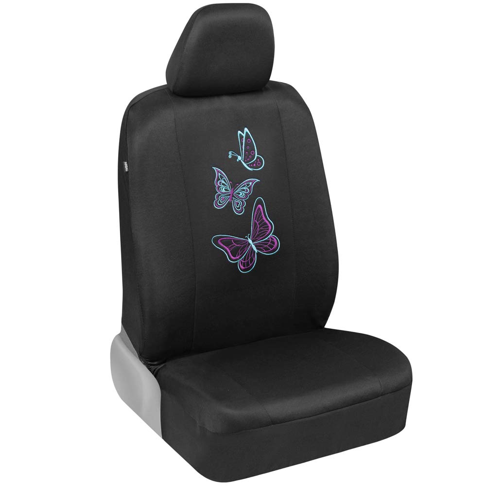 bdk-blue-butterflies-car-seat-covers-full-set-with-steering-wheel-cover-seat-bel image 8