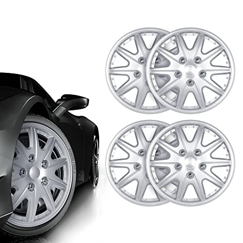 bdk-hc927-silver-15-hubcaps-wheel-covers-4-pack-corrosion-free-abs-with-snap-on- image 8