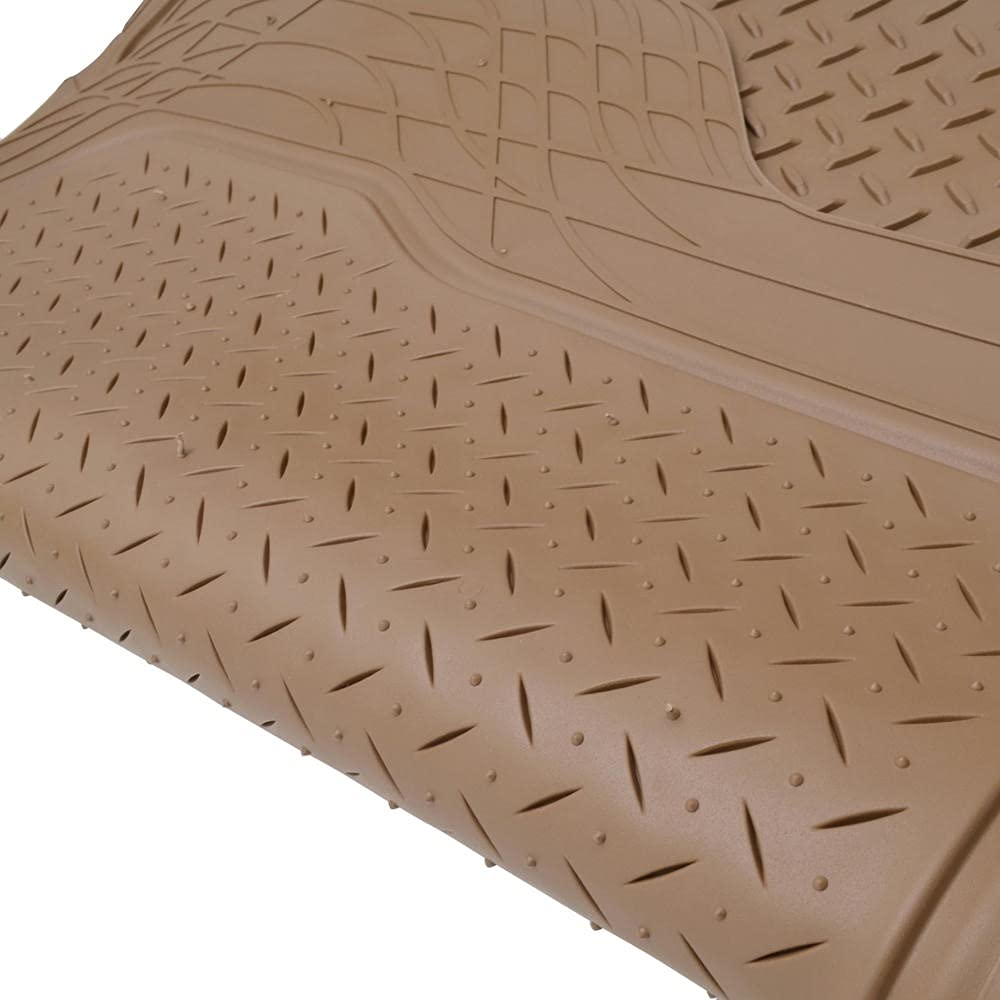 bdk-proliner-all-weather-rubber-floor-mats-trunk-cargo-liner-4-piece-set-front-r image 5