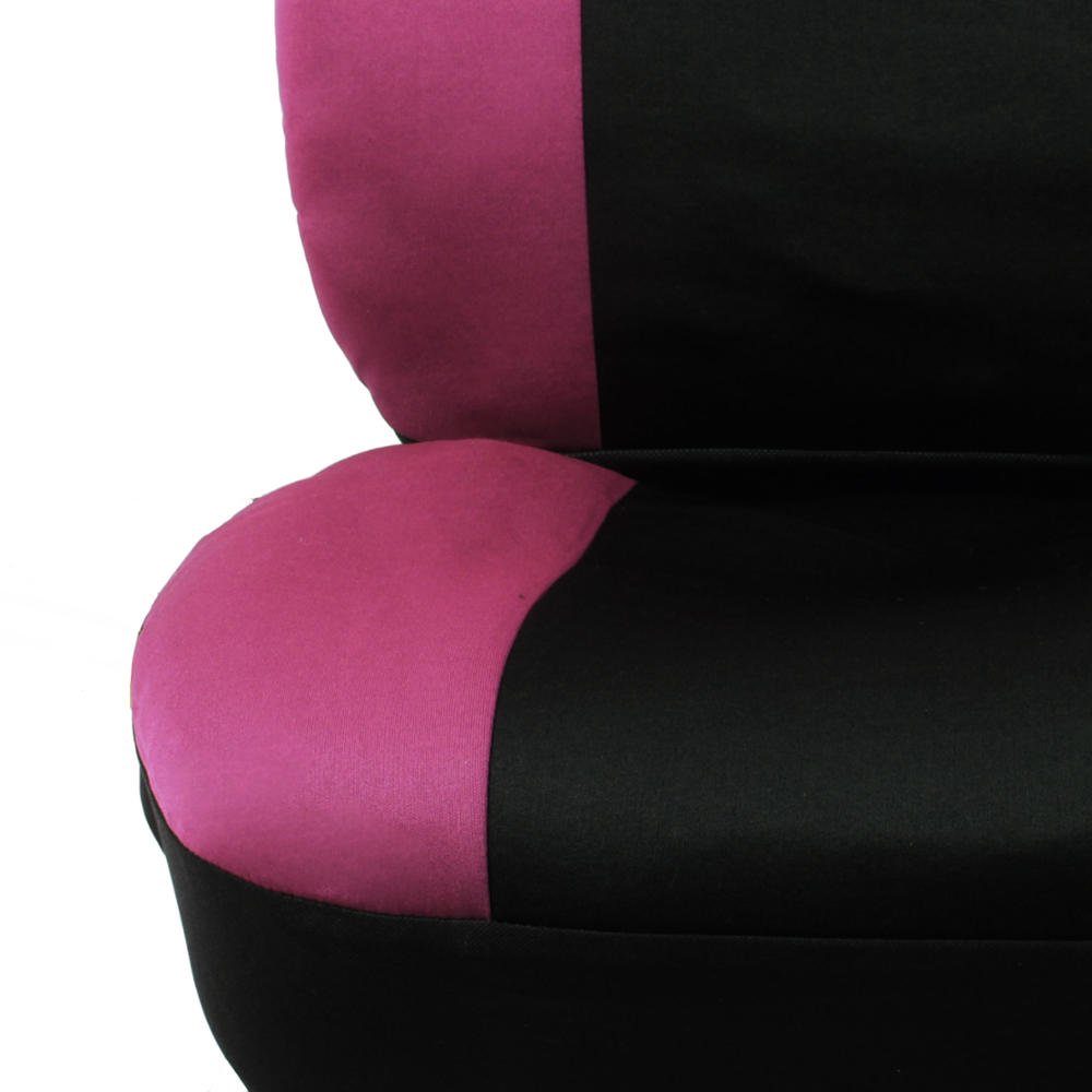 bdk-sc-452-pk-pink-hawaiian-floral-seat-cover-set-for-car-suv-universal-fit-incl image 7