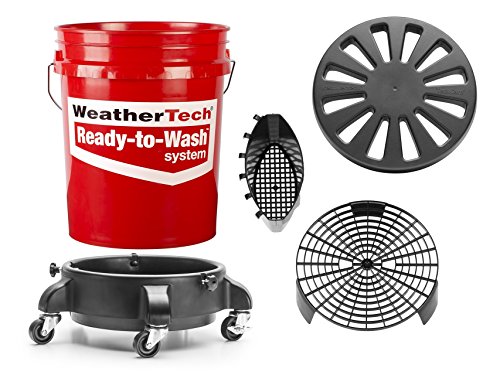 weathertech-ready-to-wash-bucket-system-heavy-duty-rolling-wash-bucket-with-grit image 5