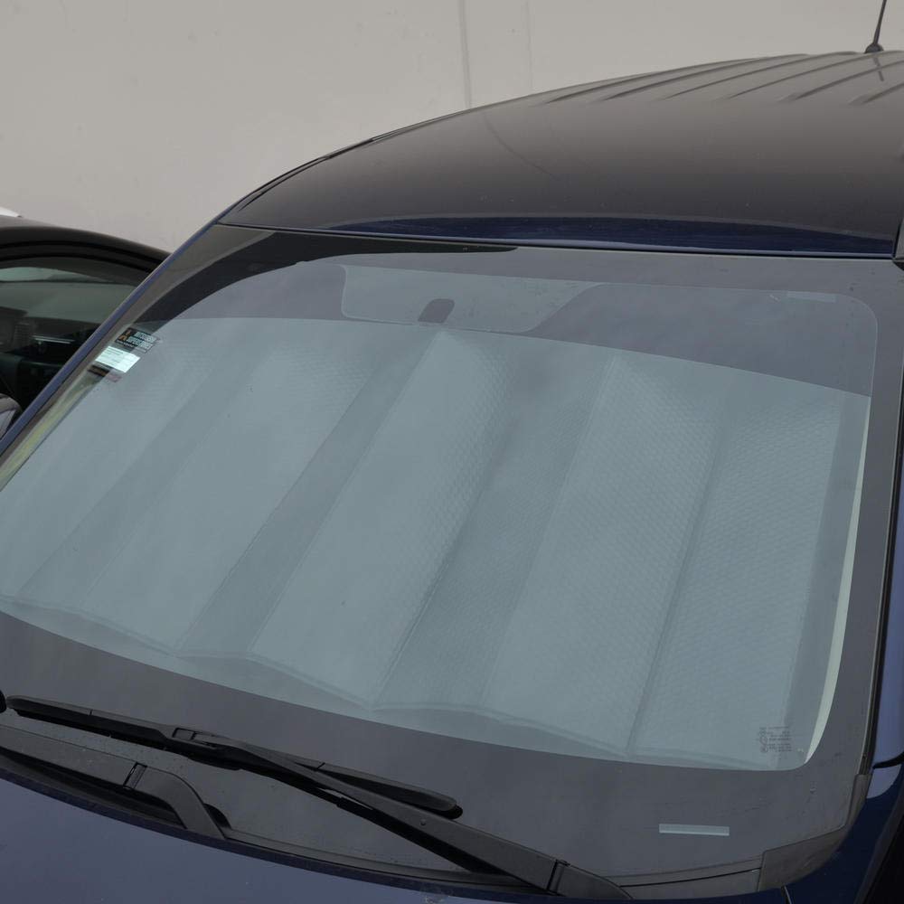 motor-trend-black-front-windshield-sun-shade-with-static-cling-side-window-shade image 8