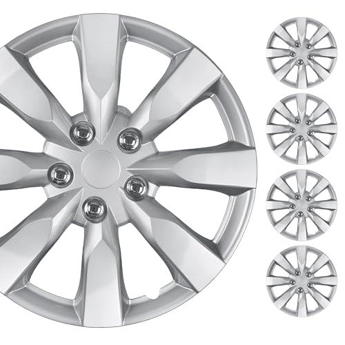 bdk-16-snap-on-hubcaps-with-metal-retention-rings-set-of-4-oem-replacement-for-s image 8