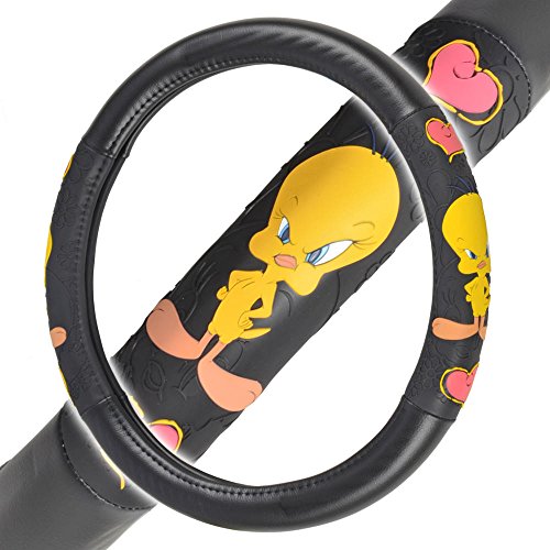 bdk-universal-fit-warner-brothers-tweety-steering-wheel-cover image 6