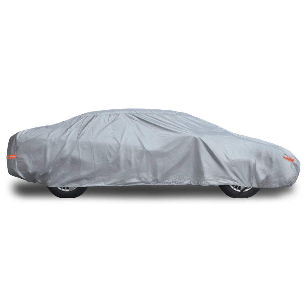 motor-trend-trueshield-waterproof-car-cover-heavy-duty-outdoor-fleece-lined-soni image 2