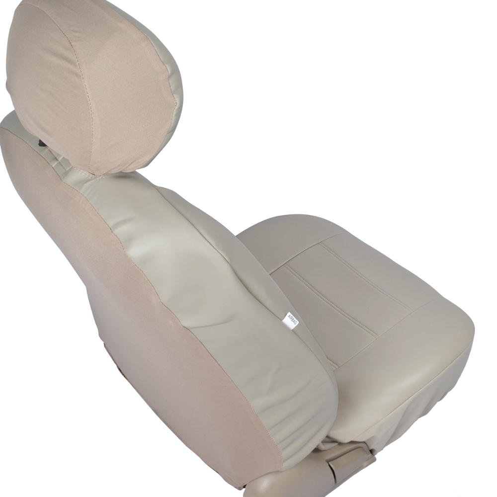 bdk-carxs-beige-faux-leather-front-seat-covers-4-piece-soft-stain-resistant-univ image 4